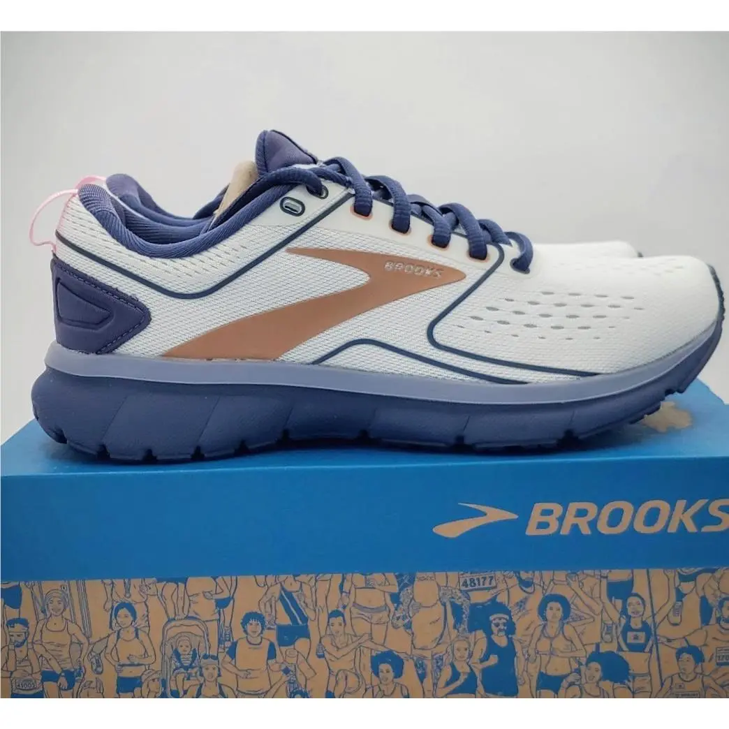 Brooks shoes - Brooks Transmit 3 - Transmit - Soft Off-White/Blue/Pink 0