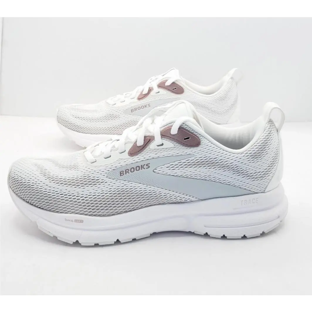 Brooks shoes - Brooks Trace 4 - Trace - White/Oyster/Rose Gold 8