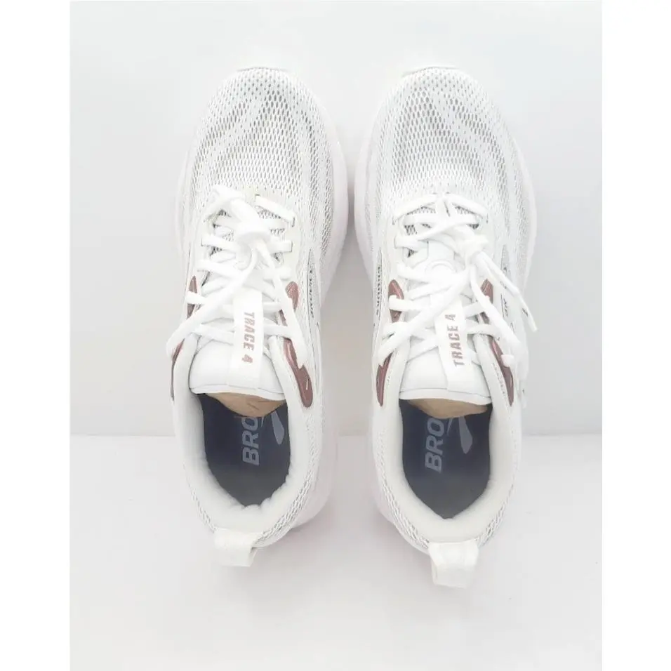Brooks shoes - Brooks Trace 4 - Trace - White/Oyster/Rose Gold 3