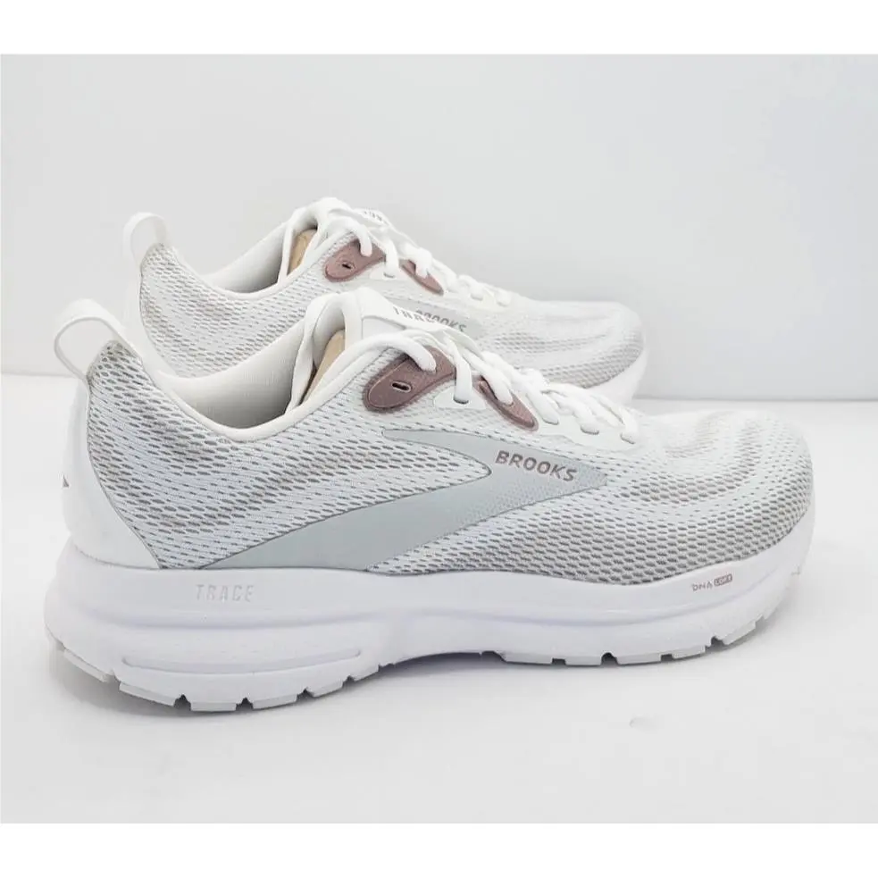 Brooks shoes - Brooks Trace 4 - Trace - White/Oyster/Rose Gold 4