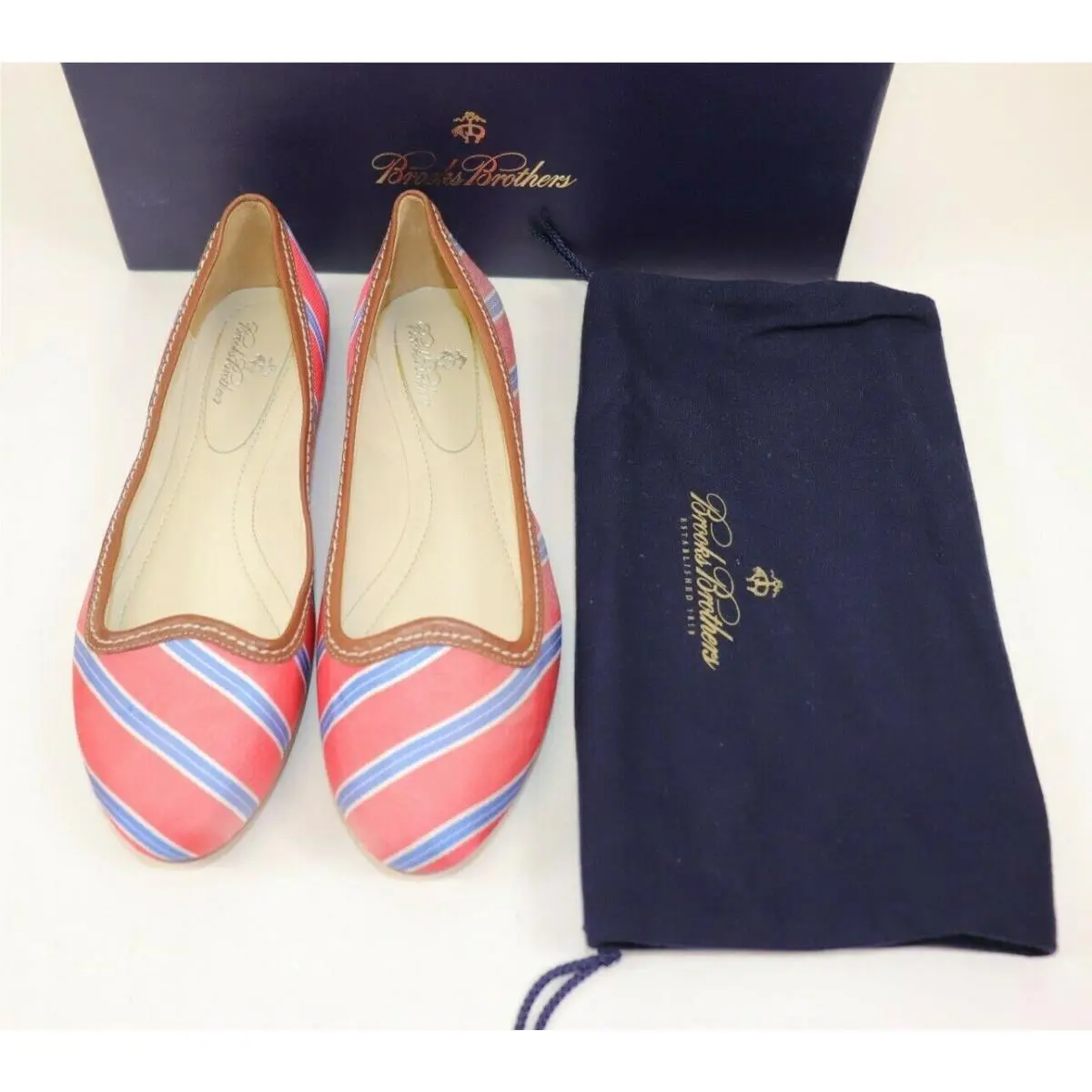 Brooks shoes - Brooks Brothers Leila Ballerina Flat - Pink 4