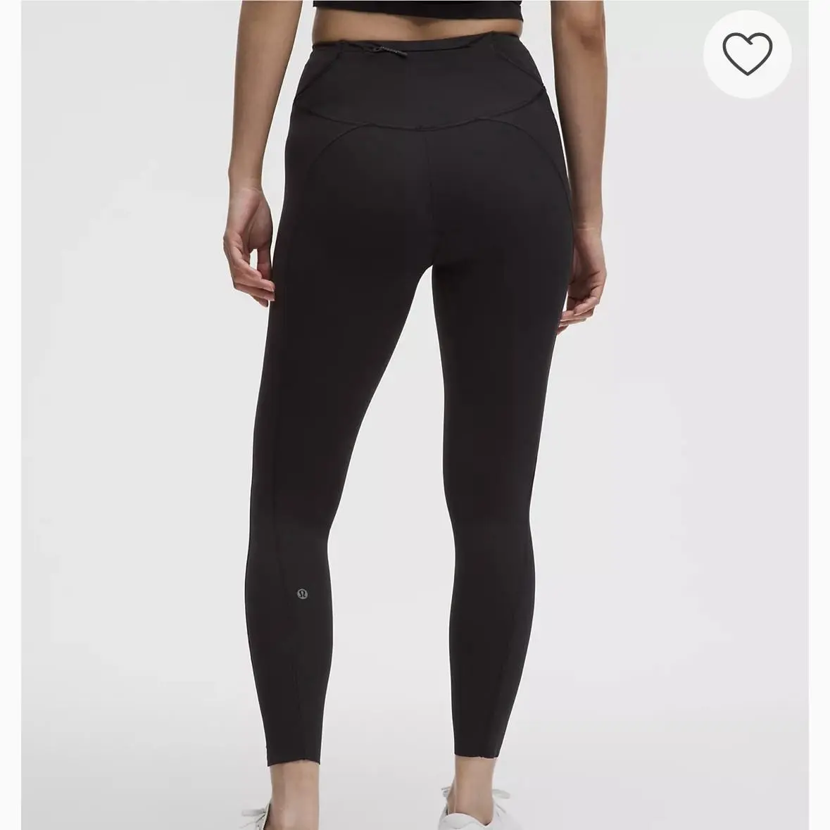 Lululemon Fast Free High Rise 25” 1 Pocket Evolve Black Size 4 Yoga Running M