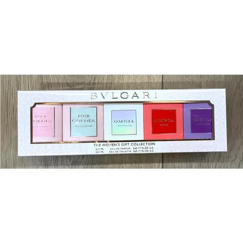 Bvlgari The Women`s Collection Fragrance Set 5 X 0.17 OZ