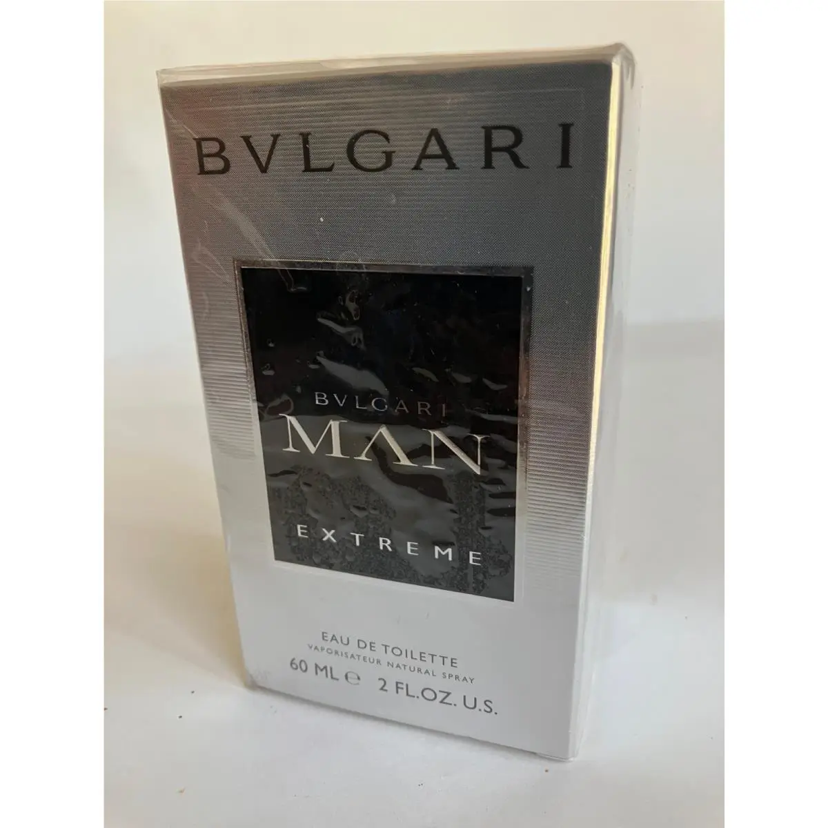 Bvlgari Man Extreme Silver Black 2oz Edt Spray Rare