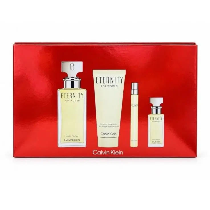 Eternity By Calvin Klein 4pc Gift Set For Women