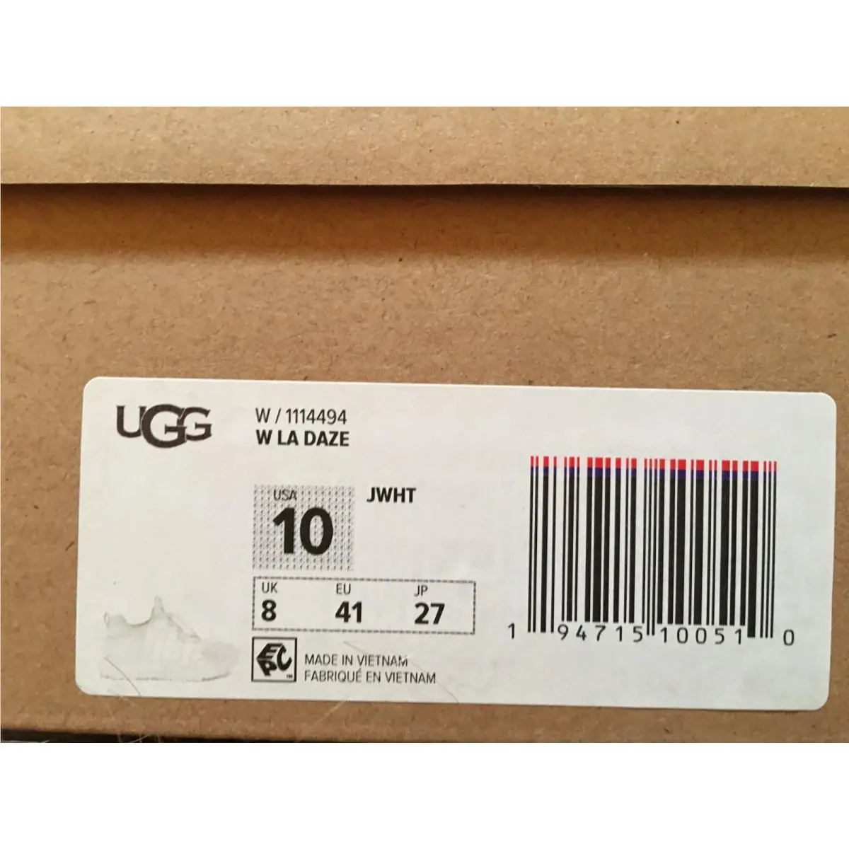 UGG shoes - UGG LA Daze - Daze - Jasmine / White 6