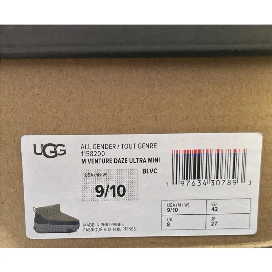 UGG shoes - UGG Venture Daze Ultra Mini Boot - Black (UPC: 197634307893) 6