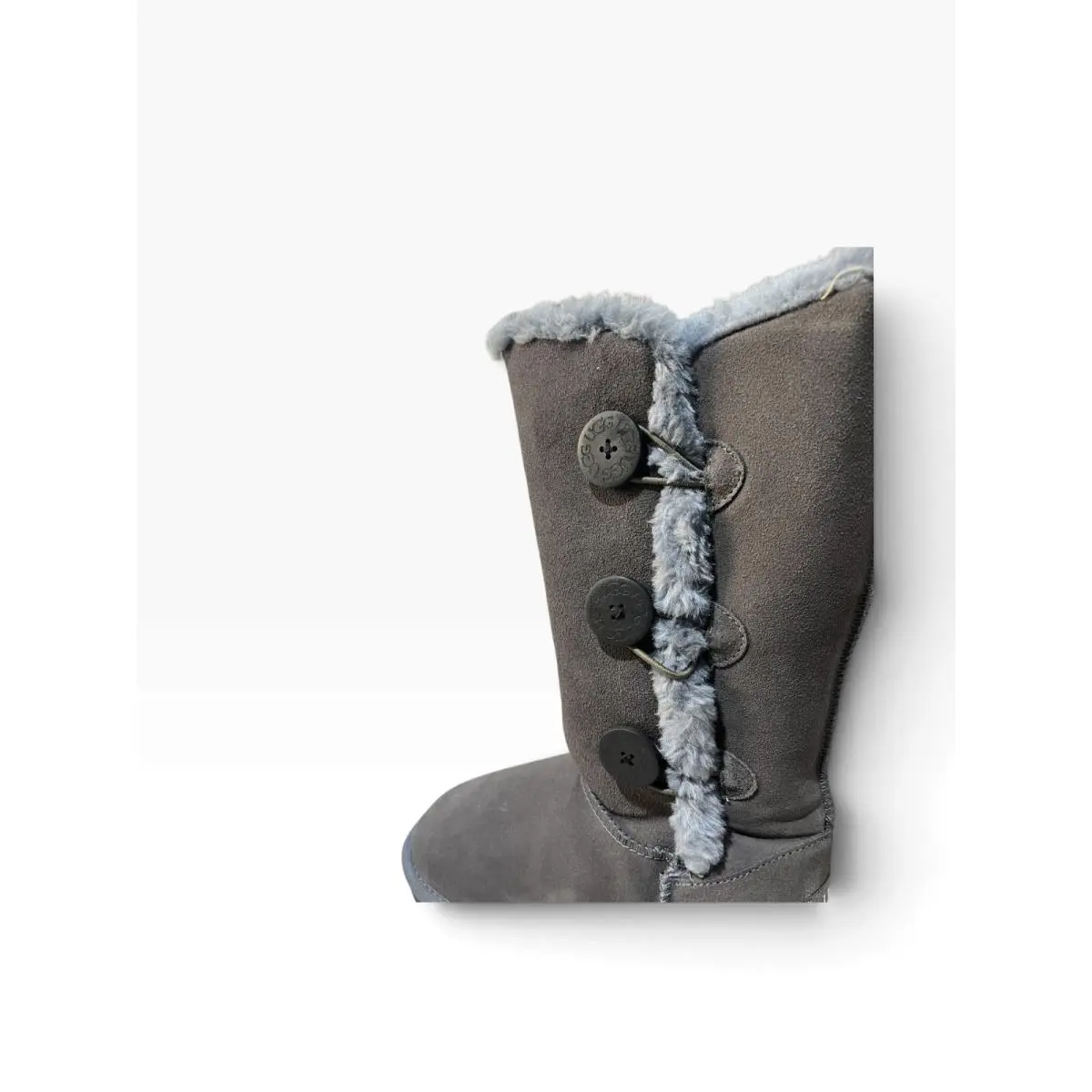 UGG shoes - UGG Australia Bailey Button - Australia Bailey Button - 1873W/CHO - Gray (UPC: 737872125172) 1