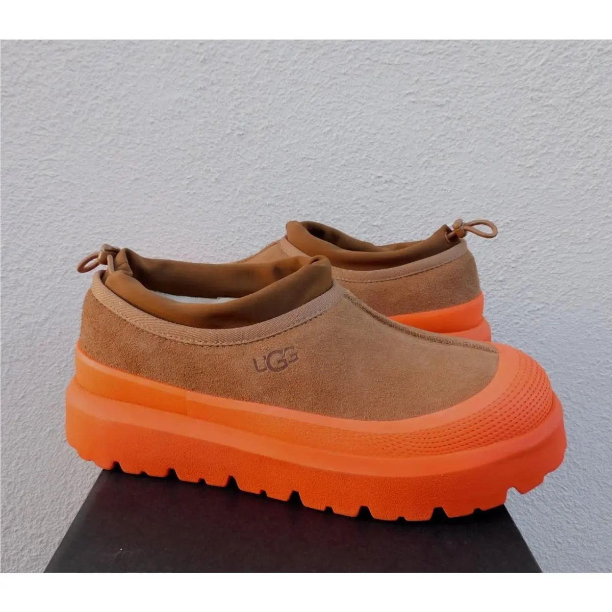 Ugg Chestnut Orange Tasman Weather Hybrid Waterproof Shoes Men US 11/ 44