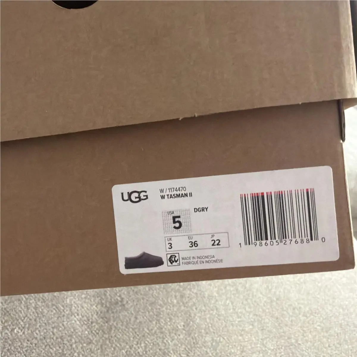 UGG shoes - UGG Tasman II Slipper - Tasman Slipper - 1174470-DGRY - Dark Grey 1