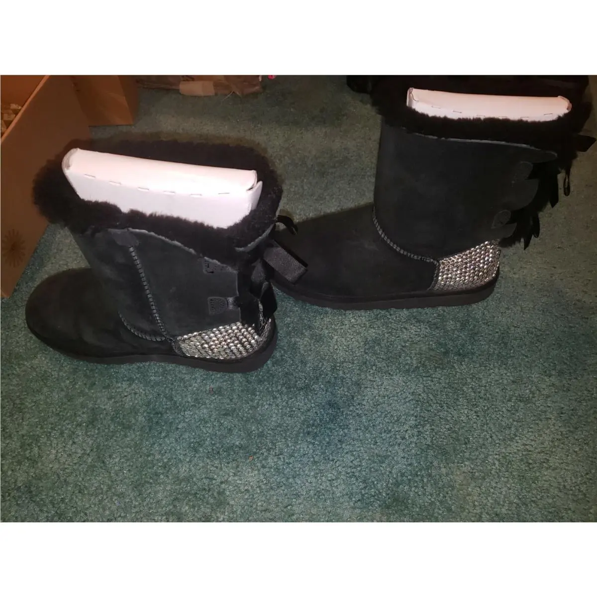 UGG shoes - UGG Australia Bailey Bow - Australia Bailey Bow - Black (UPC: 887278234630) 2