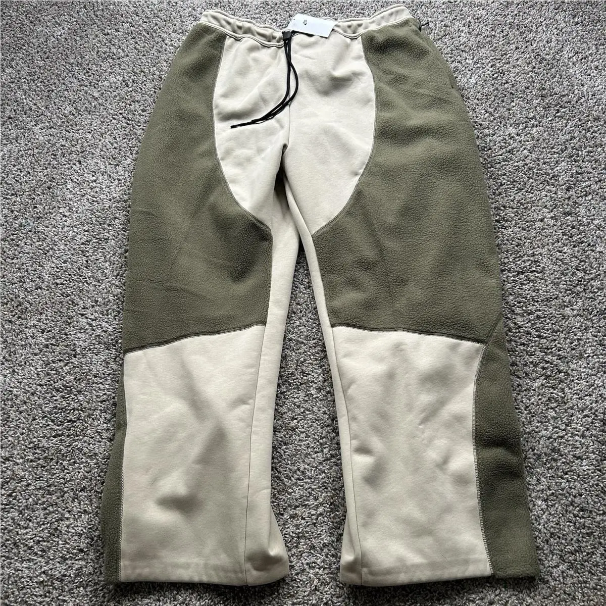 Nike Tech Boreas Knit Open-hem Mens Pants Mens XL Desert Khaki Olive IB3365-229