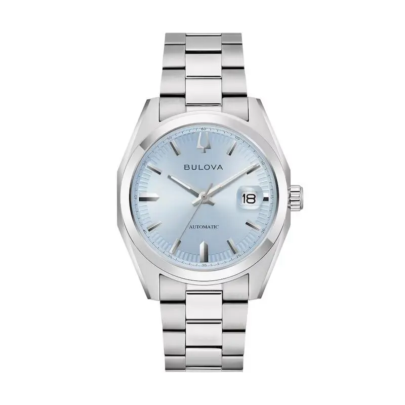 Men’s  Surveyor Automatic Watch with Blue Dial by Bulova