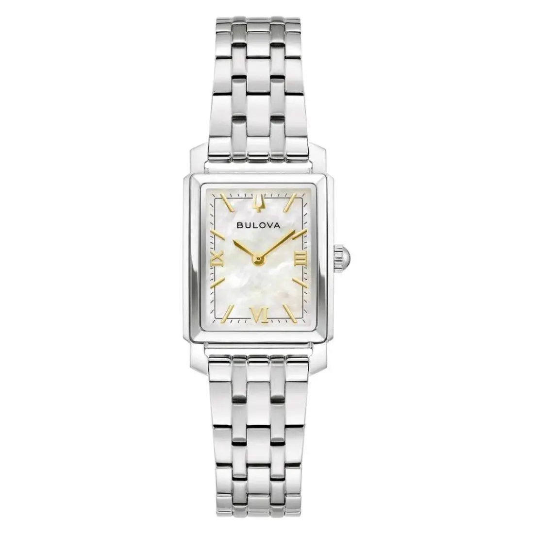 Women`s Sutton White Mop Quartz Watch 96L352 by Bulova