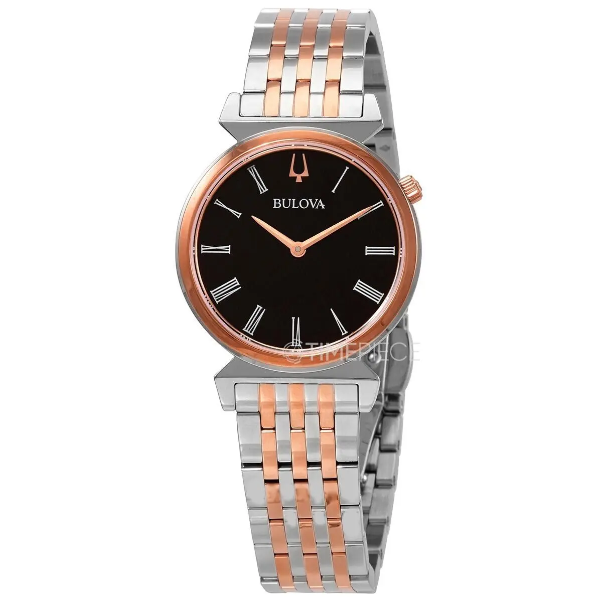 98L265 Regatta Black Dial Two Tone Stainless Steel Womens Watch by Bulova