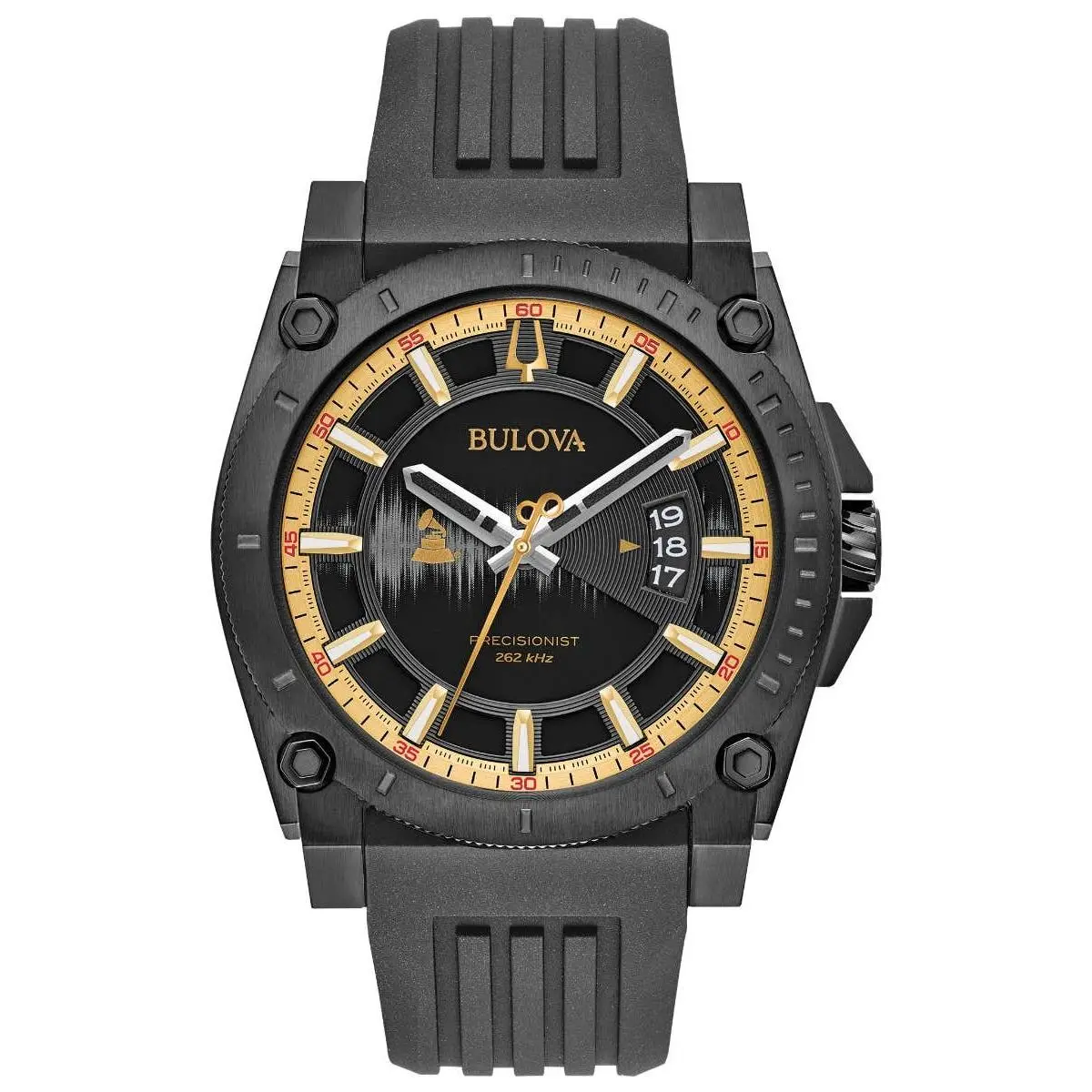 98B294 Precisionist Special Grammy Edition Black Dial Straps Mens Watch by Bulova