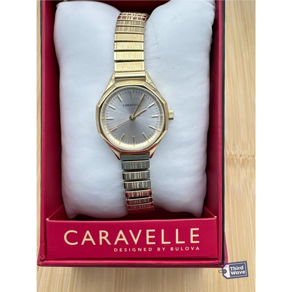 by Bulova 44L268 Women`s Vintage Dress Gold-tone Expansion Watch 24mm by Caravelle