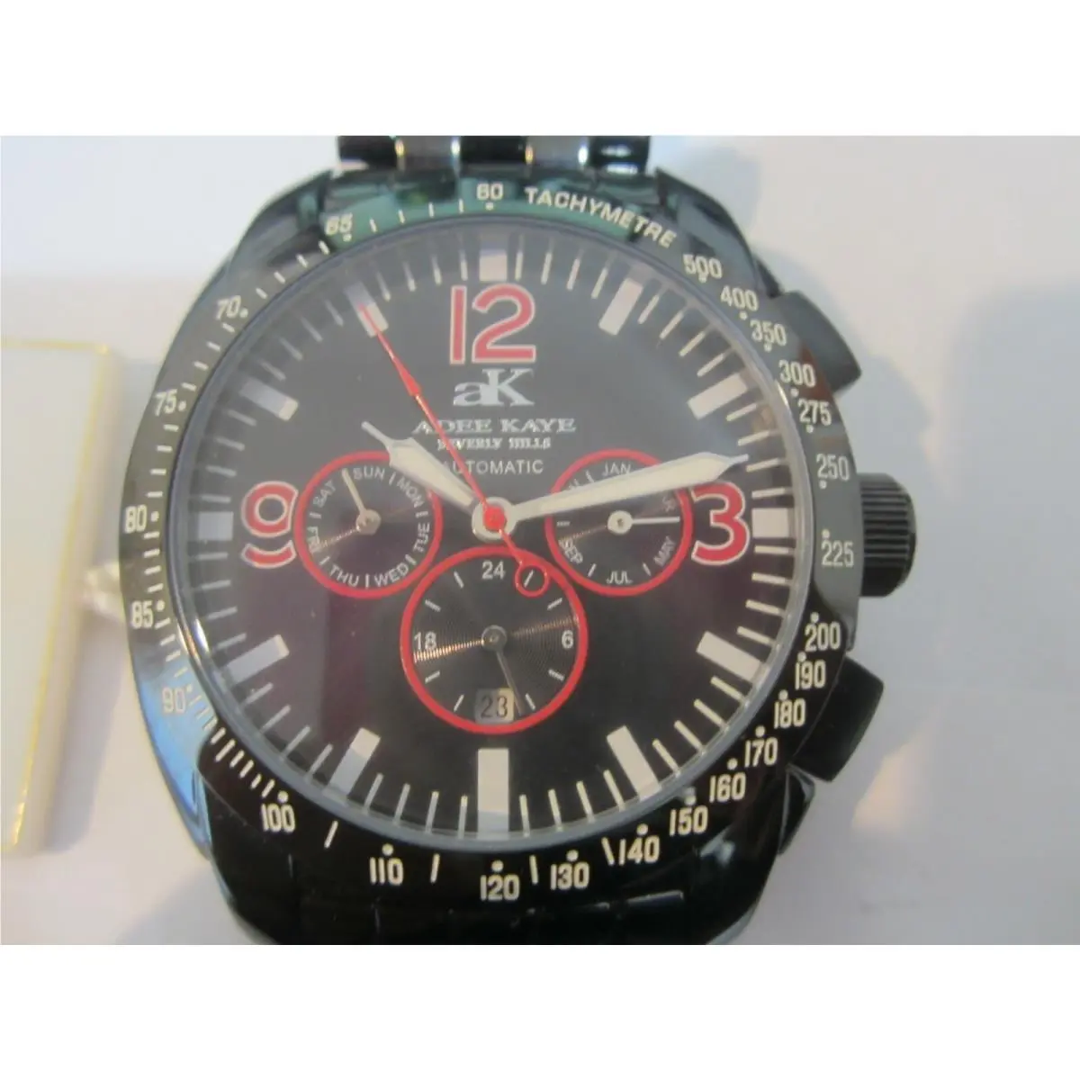 Adee Kaye Men`s Watch Automatic All S/s Black Sports AK4072-MBIPB