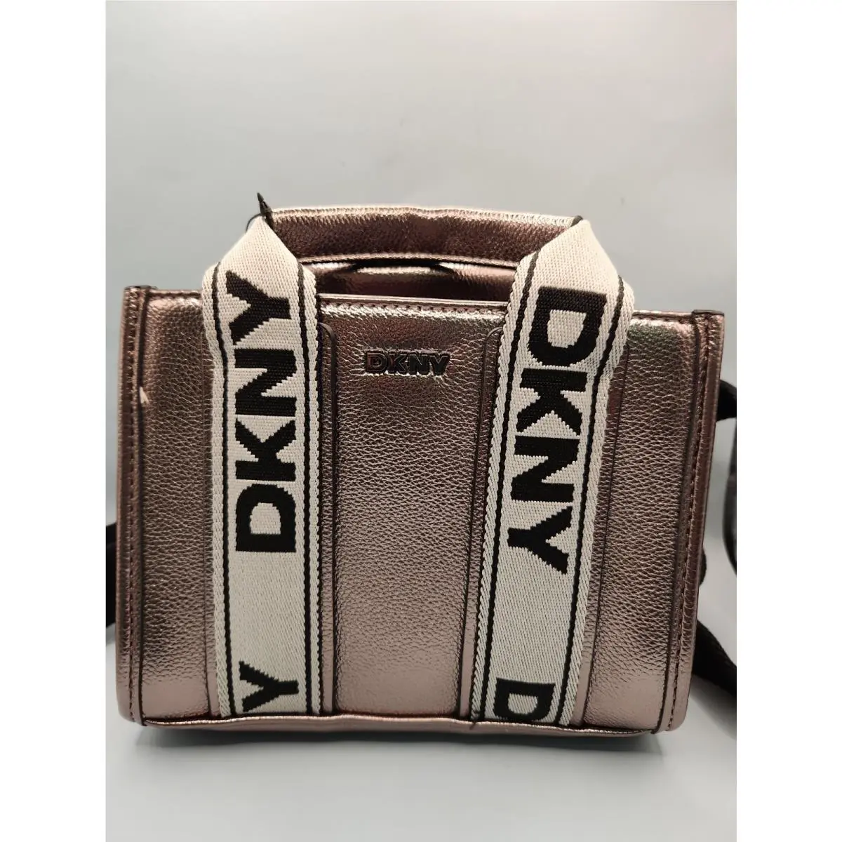 Dkny Cassie Mini Tote Bag - Metallic Silver