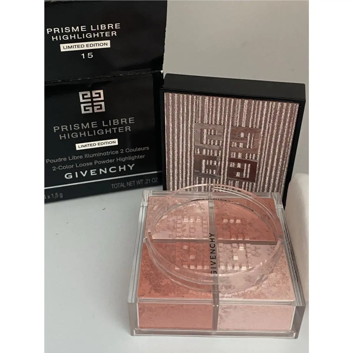 Givenchy Prisme Libre Highlighter Limited Edition 15 Taffetas Perle Full Size