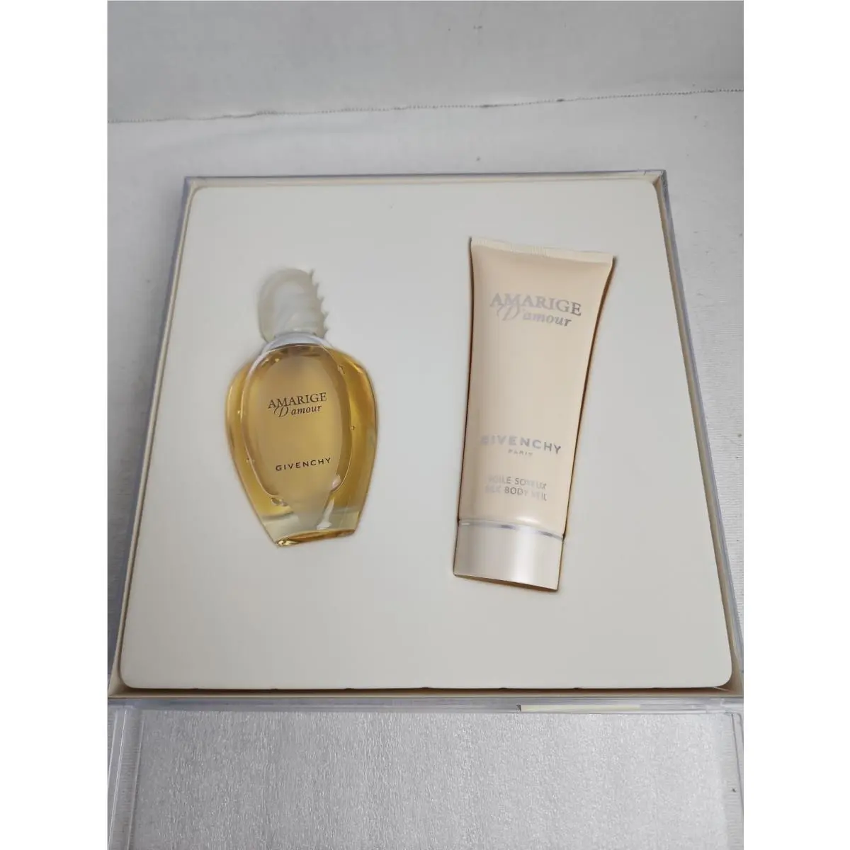 Givenchy- Amarige D`amour Eau De Toilette 1.7 oz 3.4oz Silk Body Veil