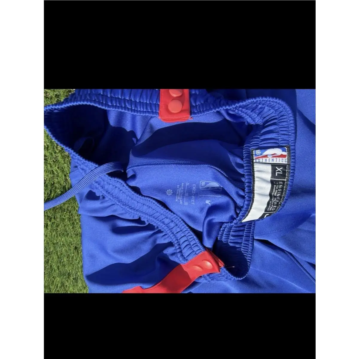 Nike clothing - 2024/25 Authentic On-Court Showtime Pants - FQ4657-495 - Blue/Red 1