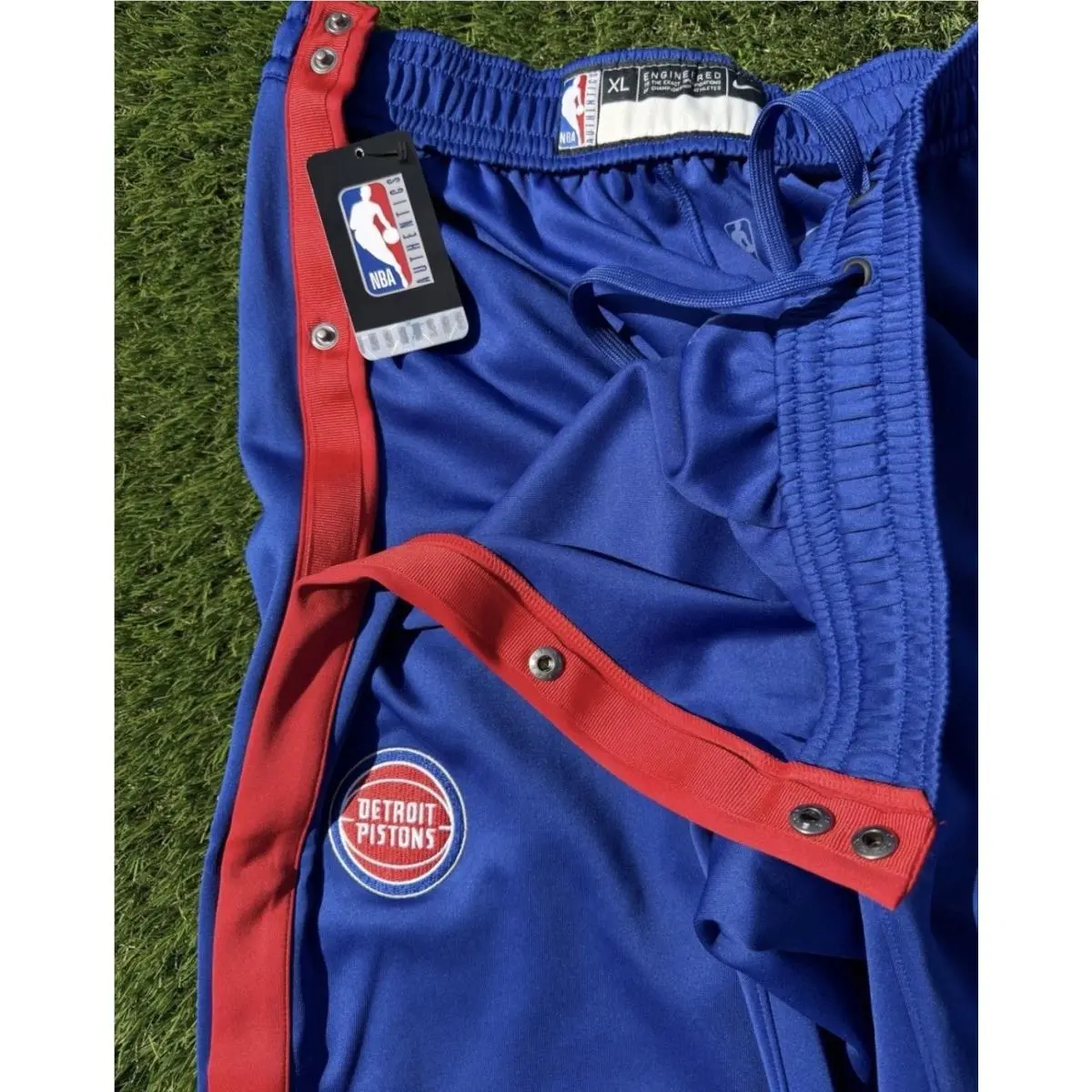 Nike clothing - 2024/25 Authentic On-Court Showtime Pants - FQ4657-495 - Blue/Red 5