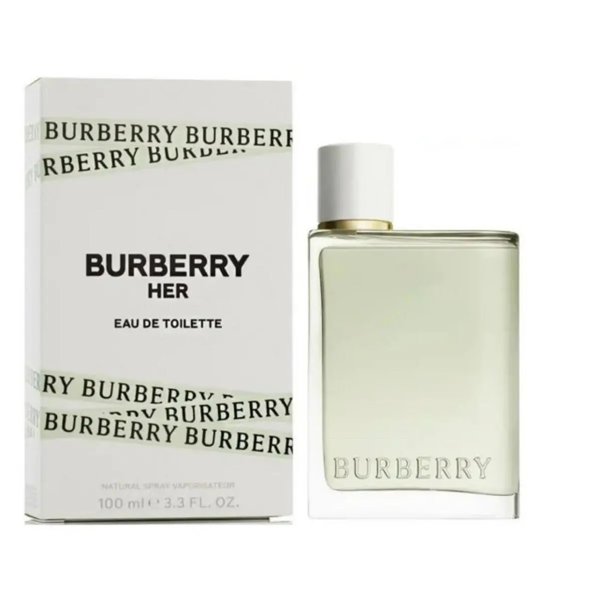 Burberry Her Eau De Toilette Spray For Women’s Edt Perfume 3.3 Oz/100 Ml