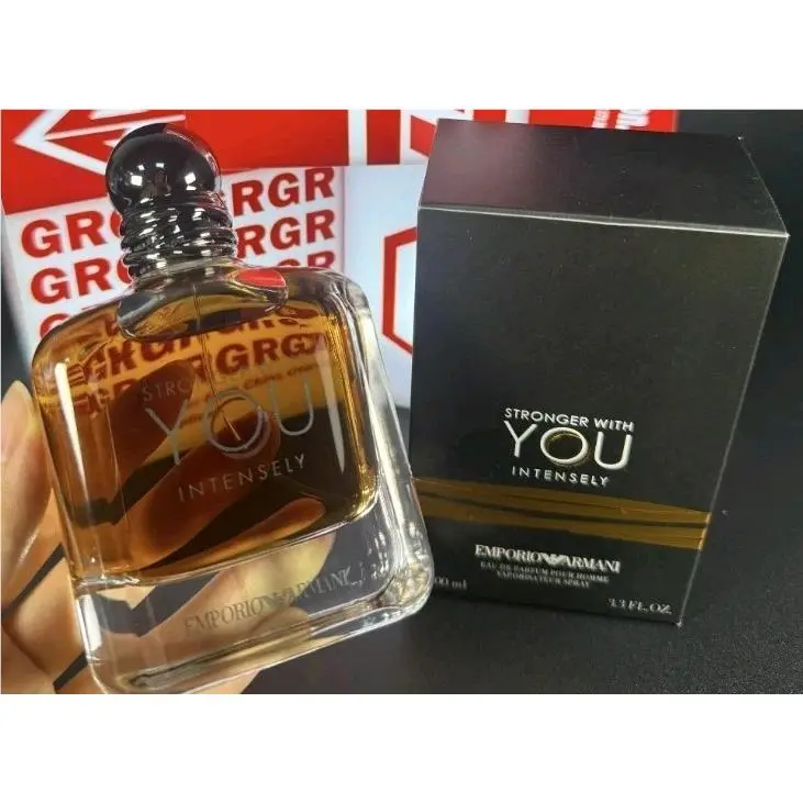 Stronger with You Intensely Edp by Emporio Armani 3.3oz / 100 ml Box