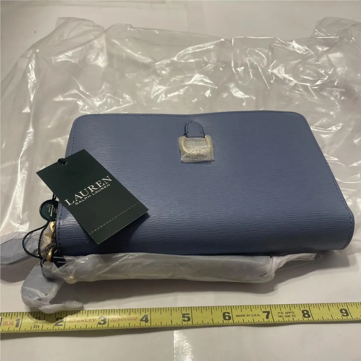 Lauren Bennington Dblzp Phn Wr-wr Blue Nwt. Handbag