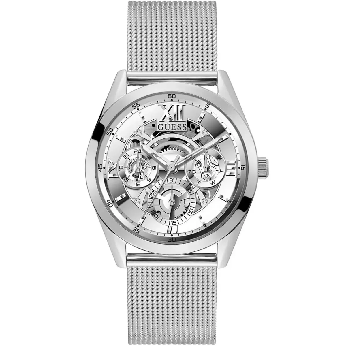Guess GW0368G1 42mm Men`s Mesh Band