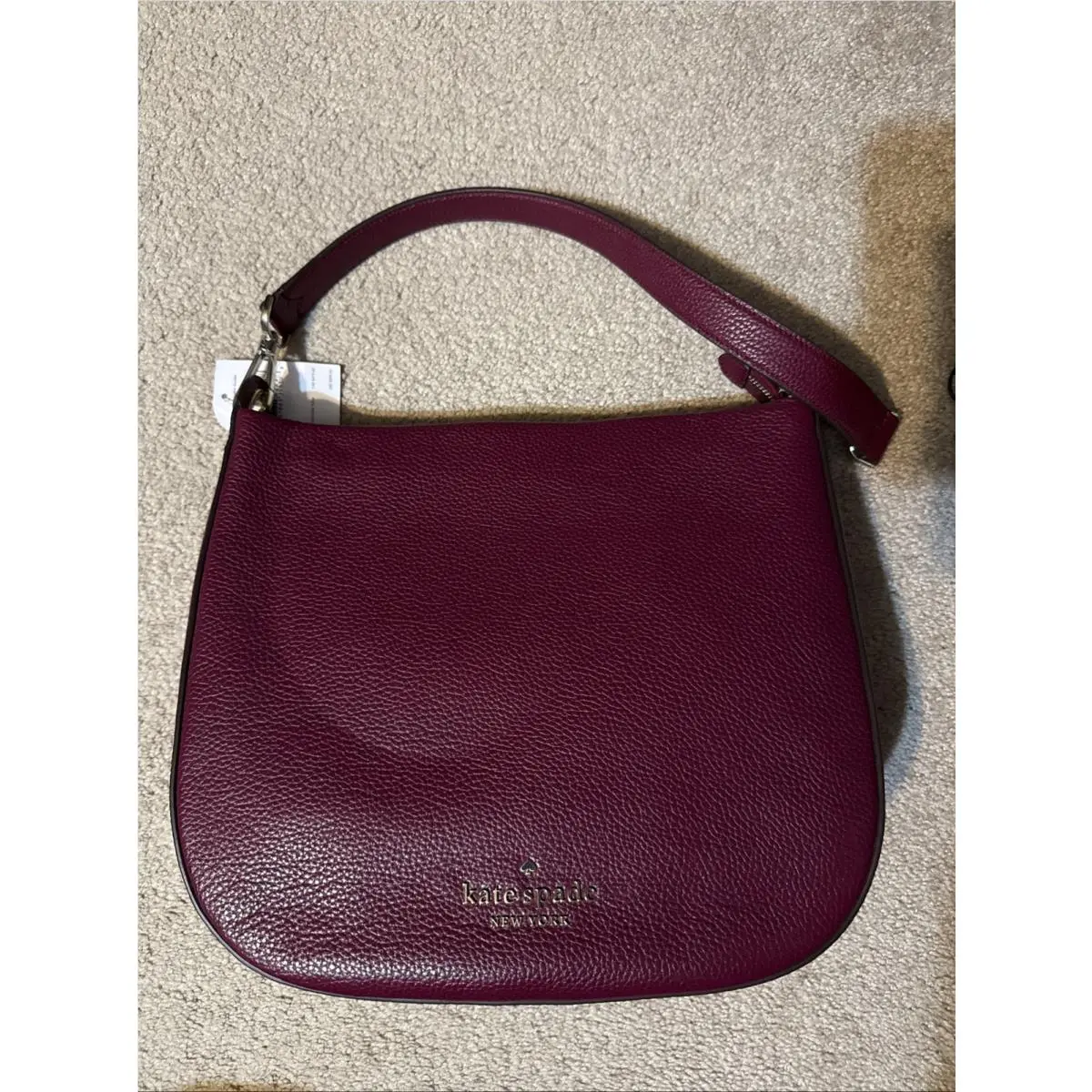 Kate Spade Lexy Pebbled Leather Blackberry Preserves K4659