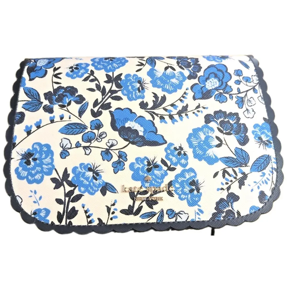 Kate Spade Madison Vase Floral Print Saddle Bag Shoulder Purse Small New W/tags