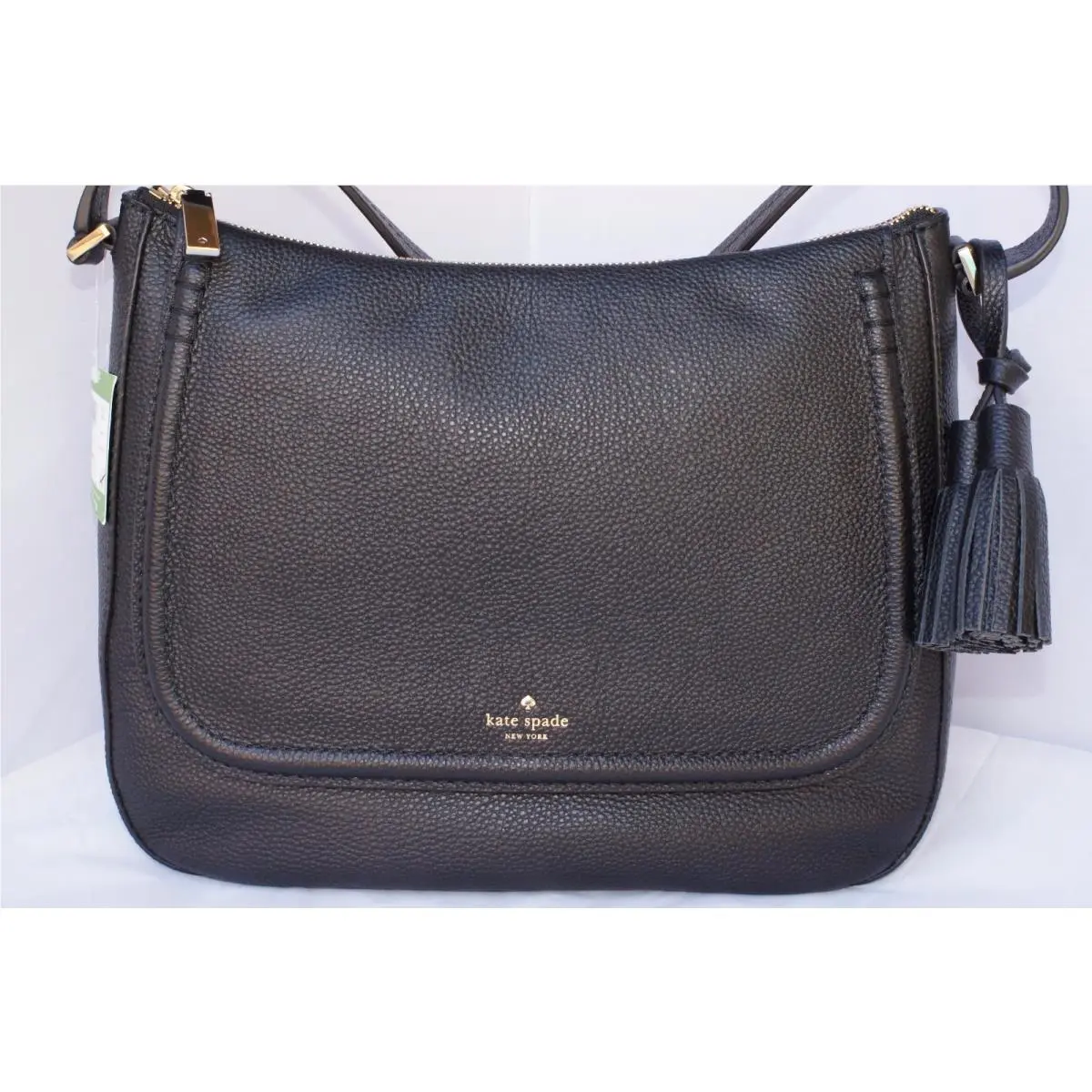 New Kate Spade Women`s Bag Treana Orchard Street Hobo Black Handbag