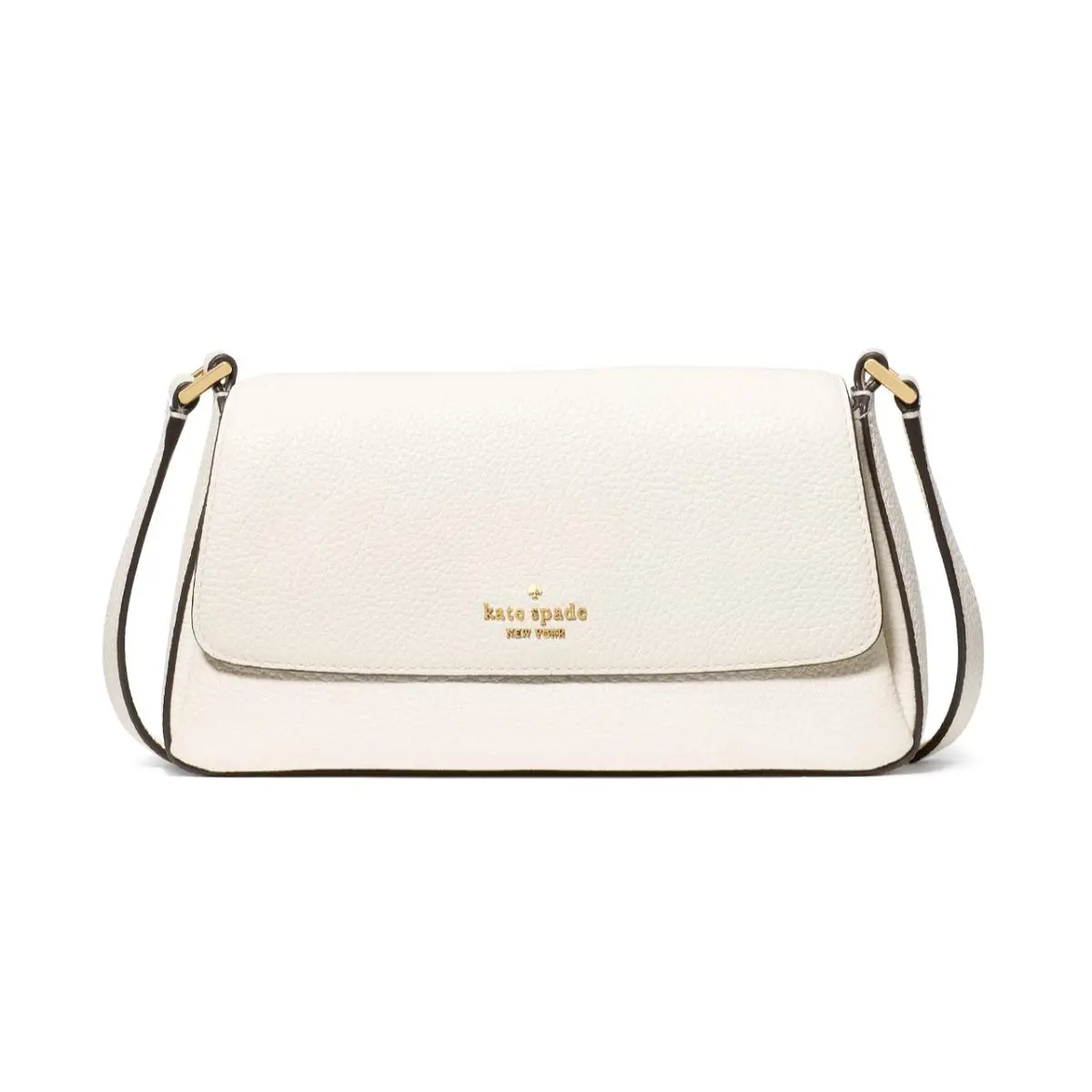 New Kate Spade Sutton Mini Crossbody Bag Pebble Leather Cashew Milk