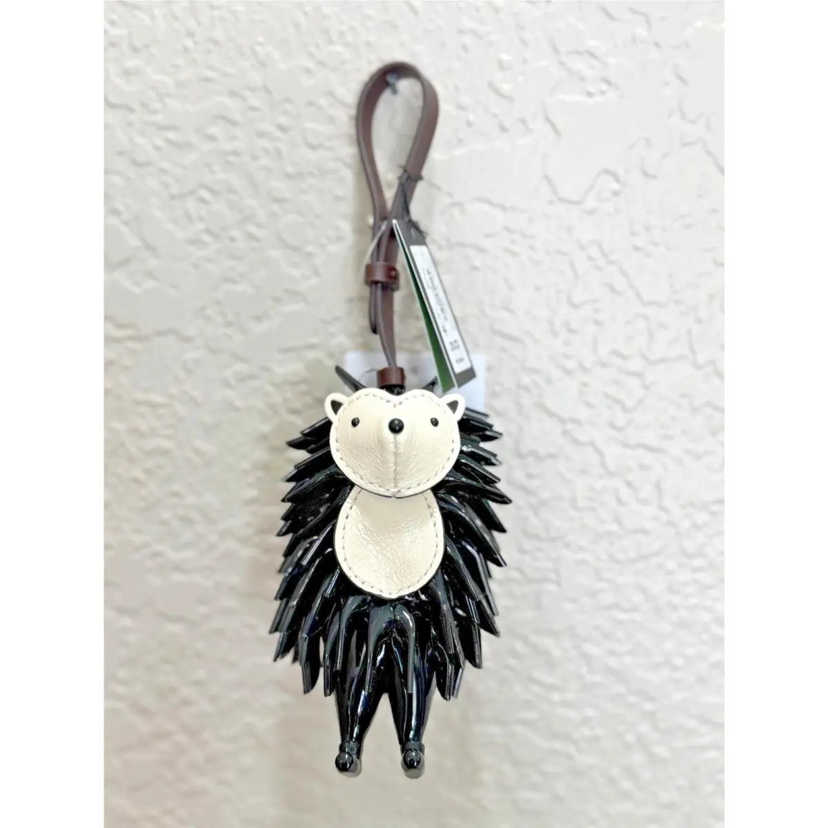 Kate Spade Critters Stevie Hedgehog Bag Charm Key Fob Keychain - Limited Edition
