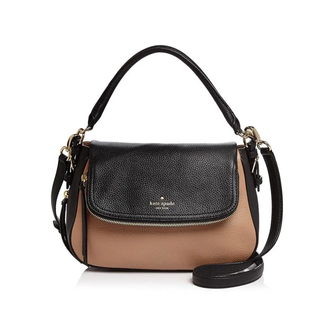 Kate New York Cobble Hill Deva Spade York Cobble Hill Deva Crossbody Bag Hazel/black/gold Hardware by Kate Spade