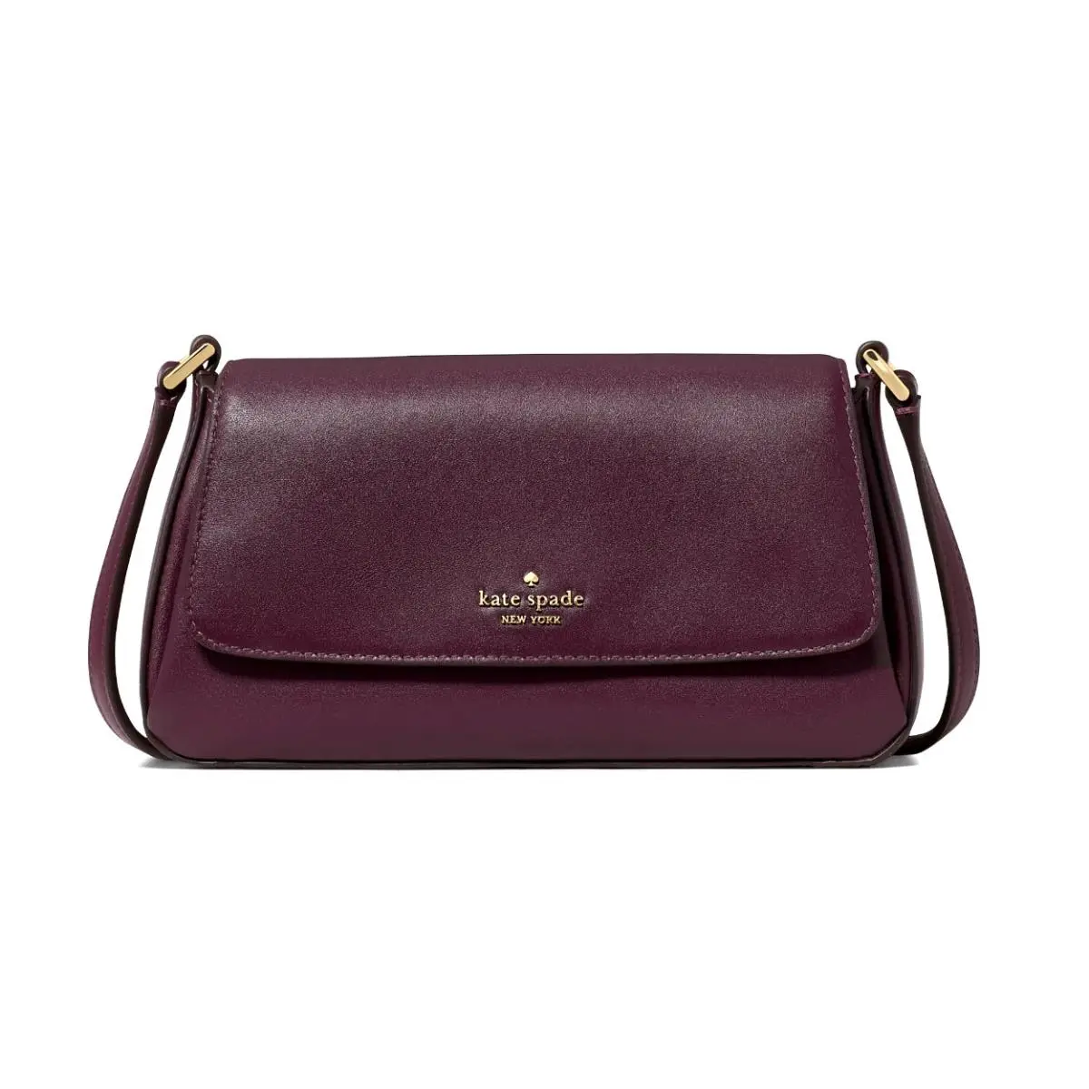 New Kate Spade Sutton Mini Crossbody Bag Smooth Leather Deep Cherry