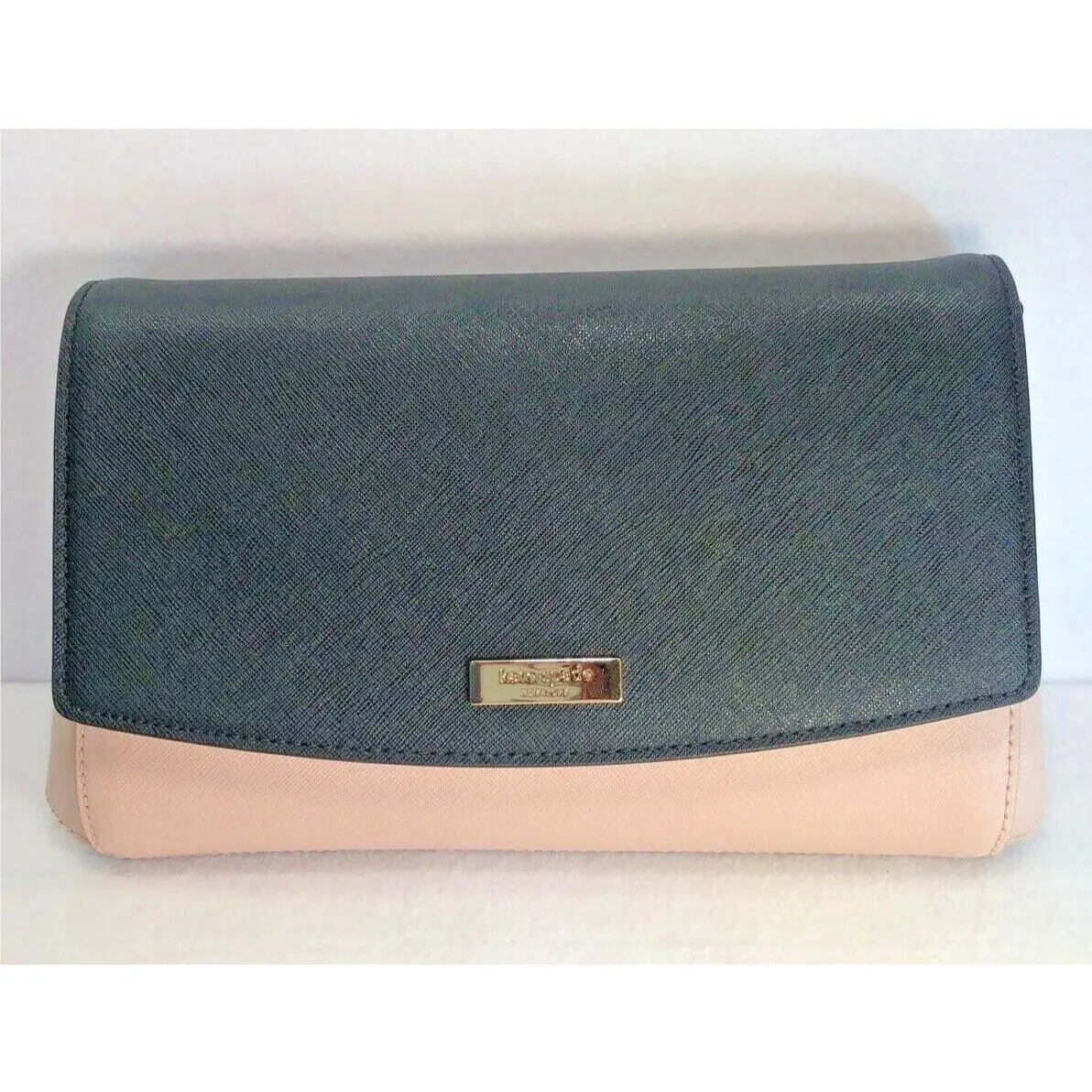 Kate Spade New York Laurel Way Greer Crossbody Handbag Clutch Warm Vanilla/black