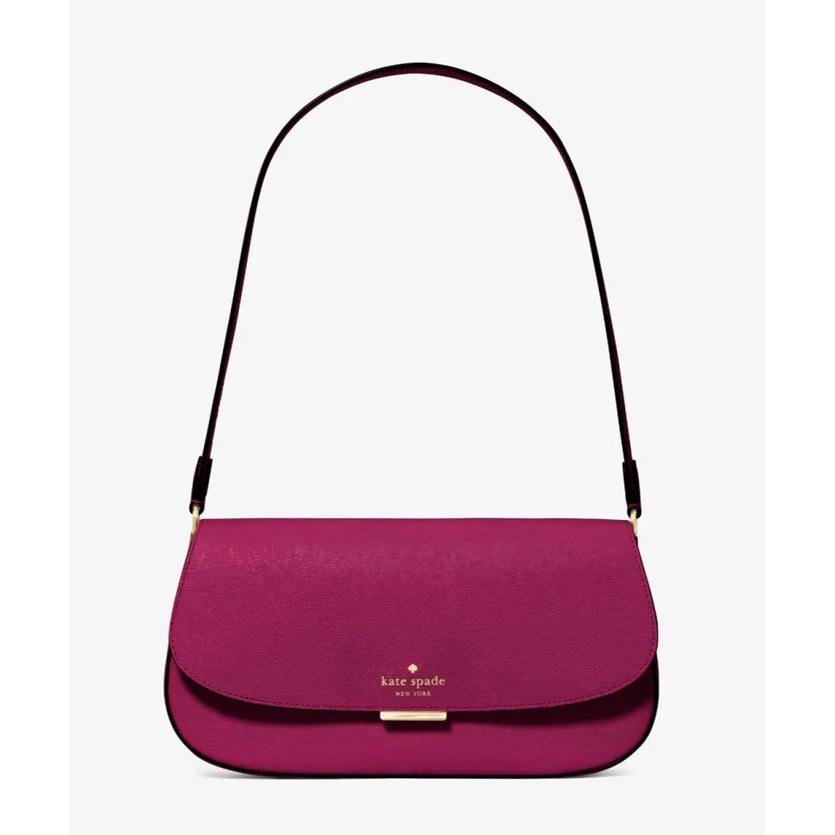 New Kate Spade New York Quinn Shoulder Bag Dark Raspberry with Dust Bag