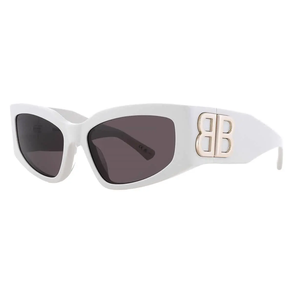 Balenciaga Grey Cat Eye Ladies Sunglasses BB0321S 010 57 BB0321S 010 57