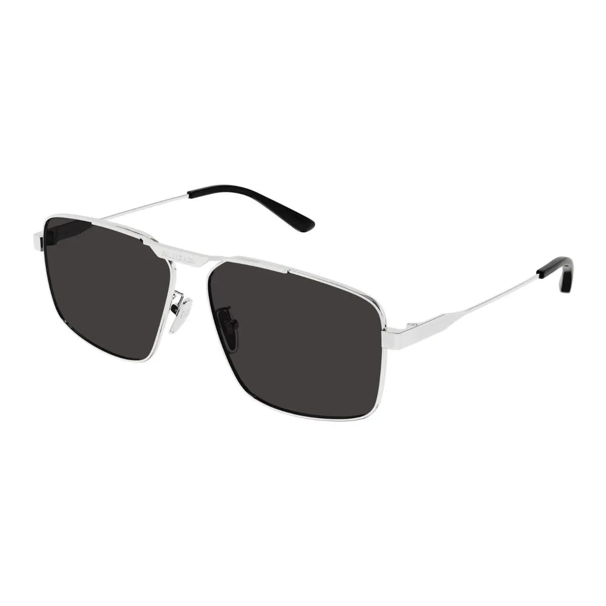 Balenciaga BB0418SK Silver/dark Grey 002 Sunglasses