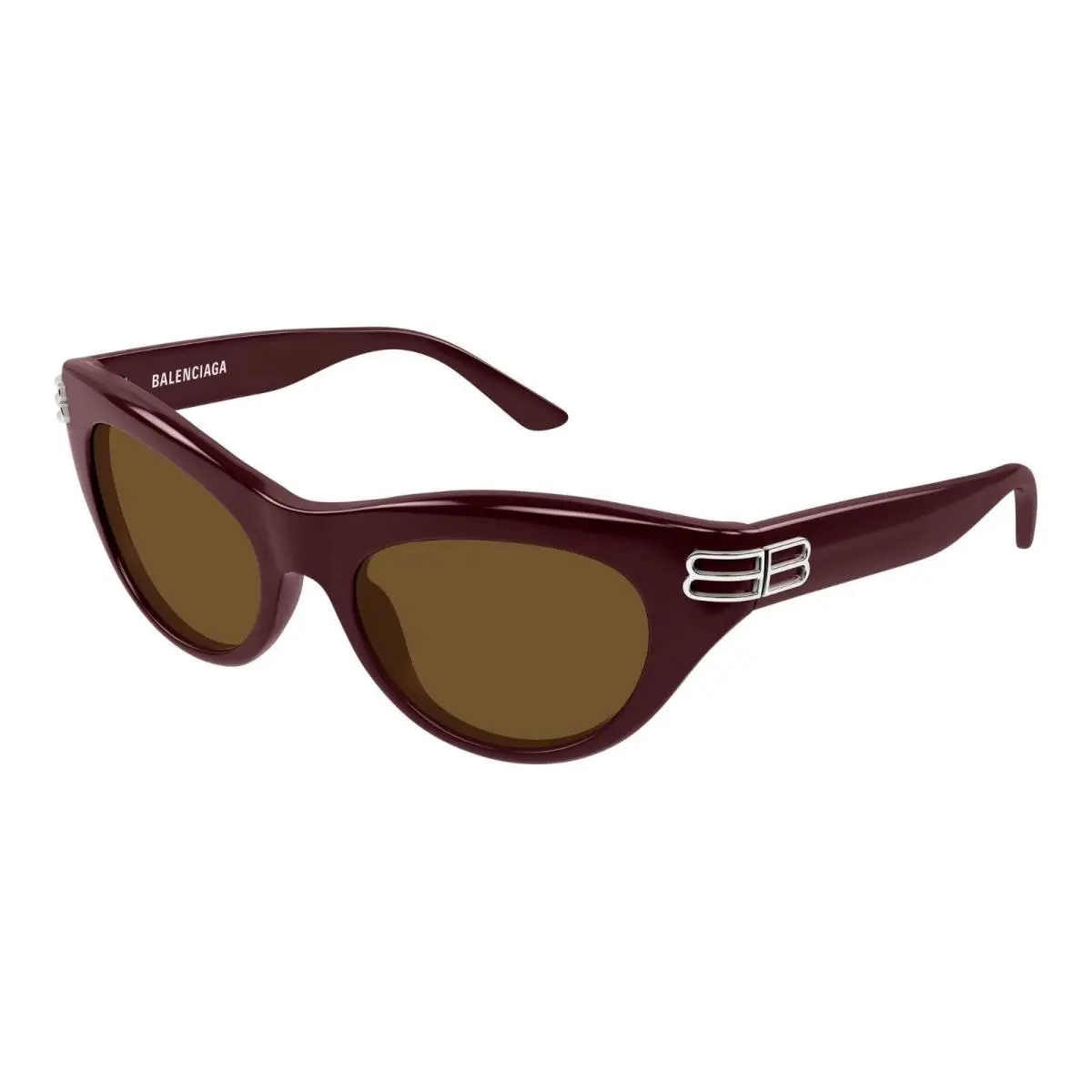 Balenciaga BB0466S Burgundy/brown 004 Sunglasses