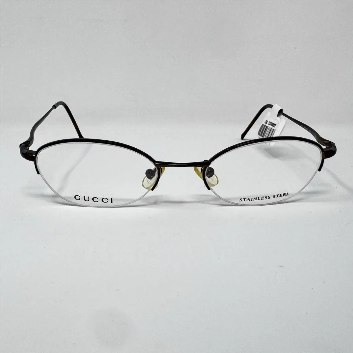 Vintage Gucci GG2660 7PR Brown Eyeglass Frames 48-18-135 Made in Italy Y2K