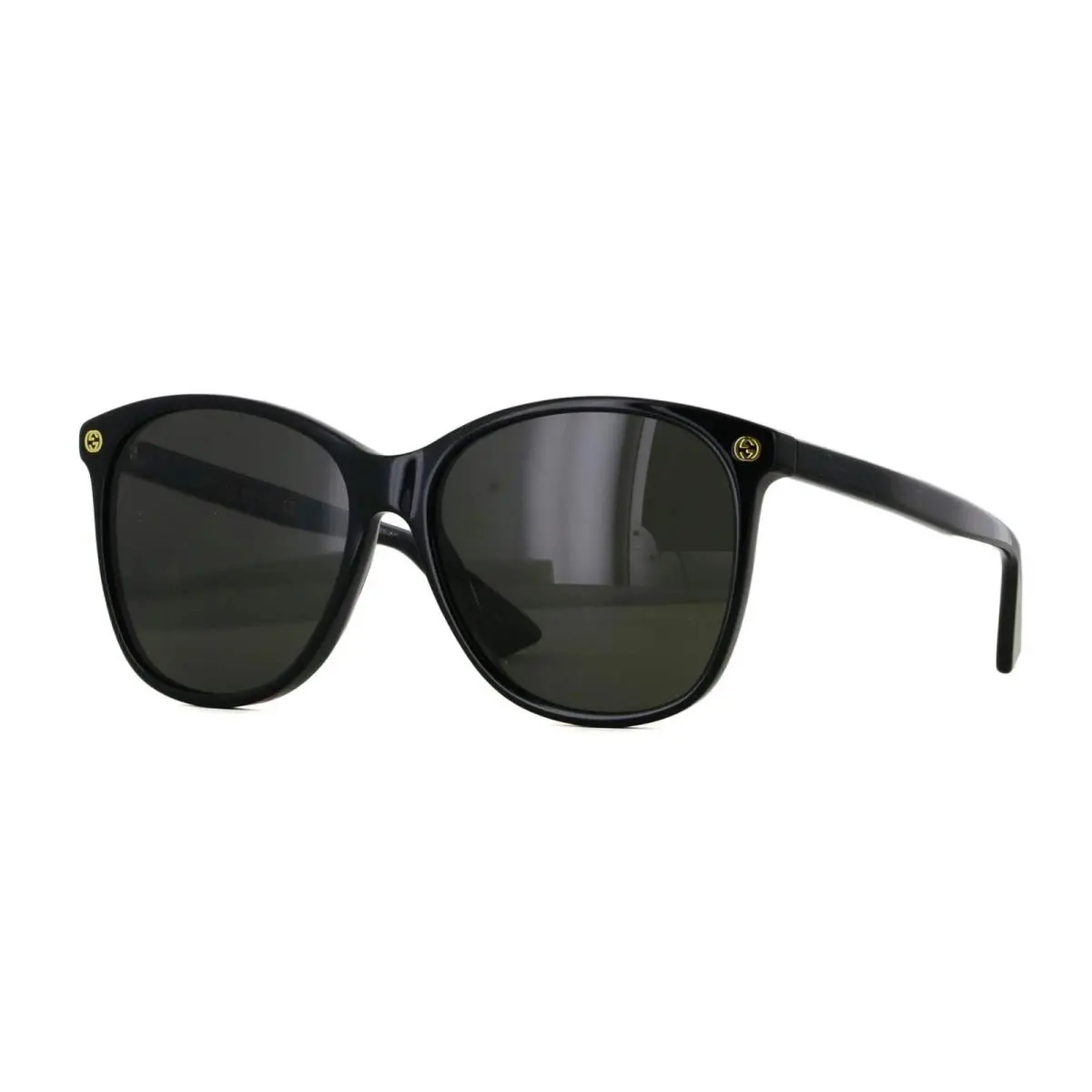 Gucci GG0024S 001 58mm Black Round Sunglasses
