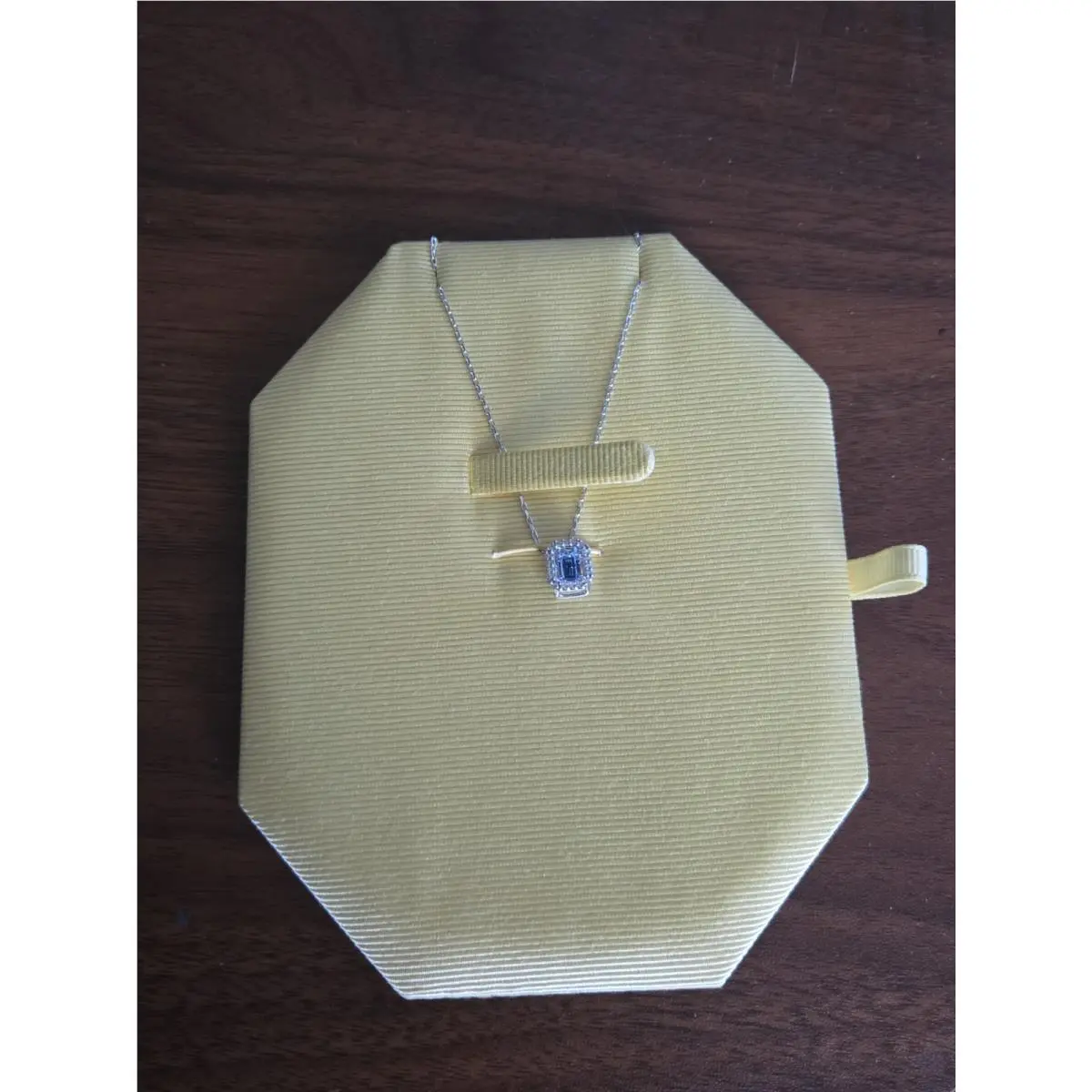 Swarovski Millenia Octagon Step Cut Fancy Light Blue Necklace