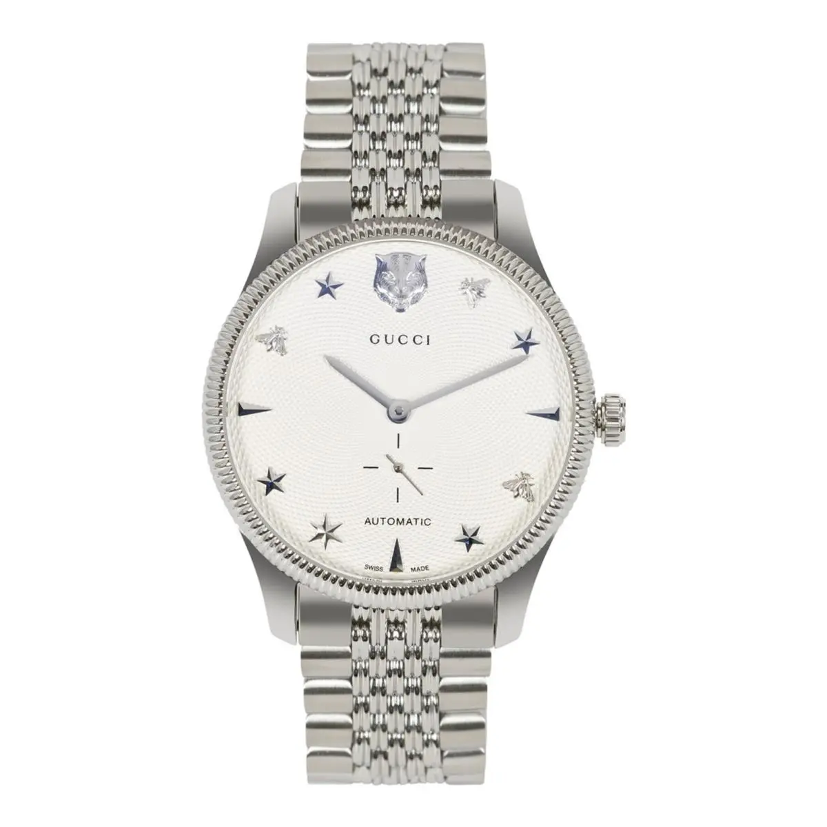 Gucci Womens Stainless Steel 40mm Bracelet Fashion Watch
