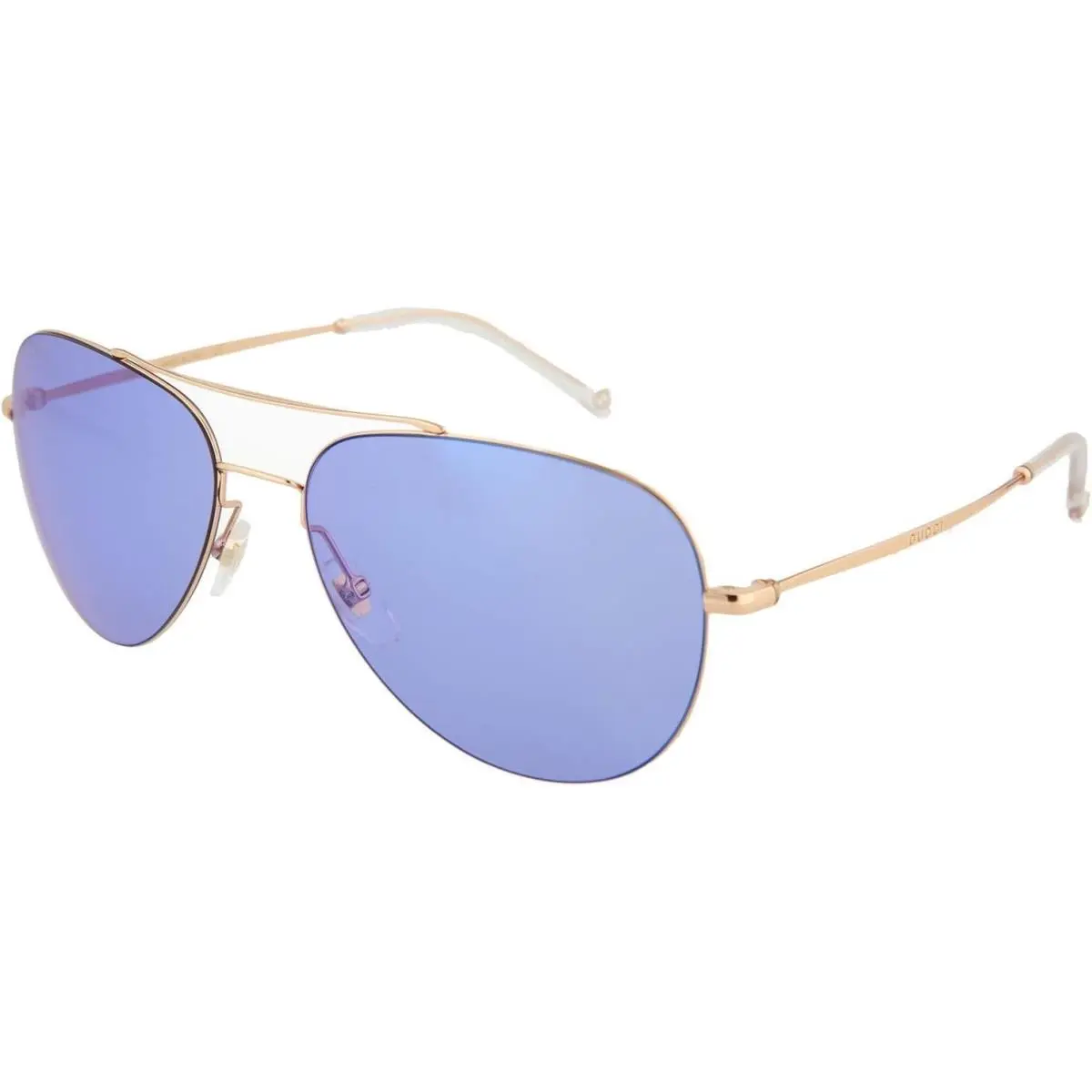 Gucci GG0500S 004 Sunglasses 59mm Gold / Violet Solid Lens