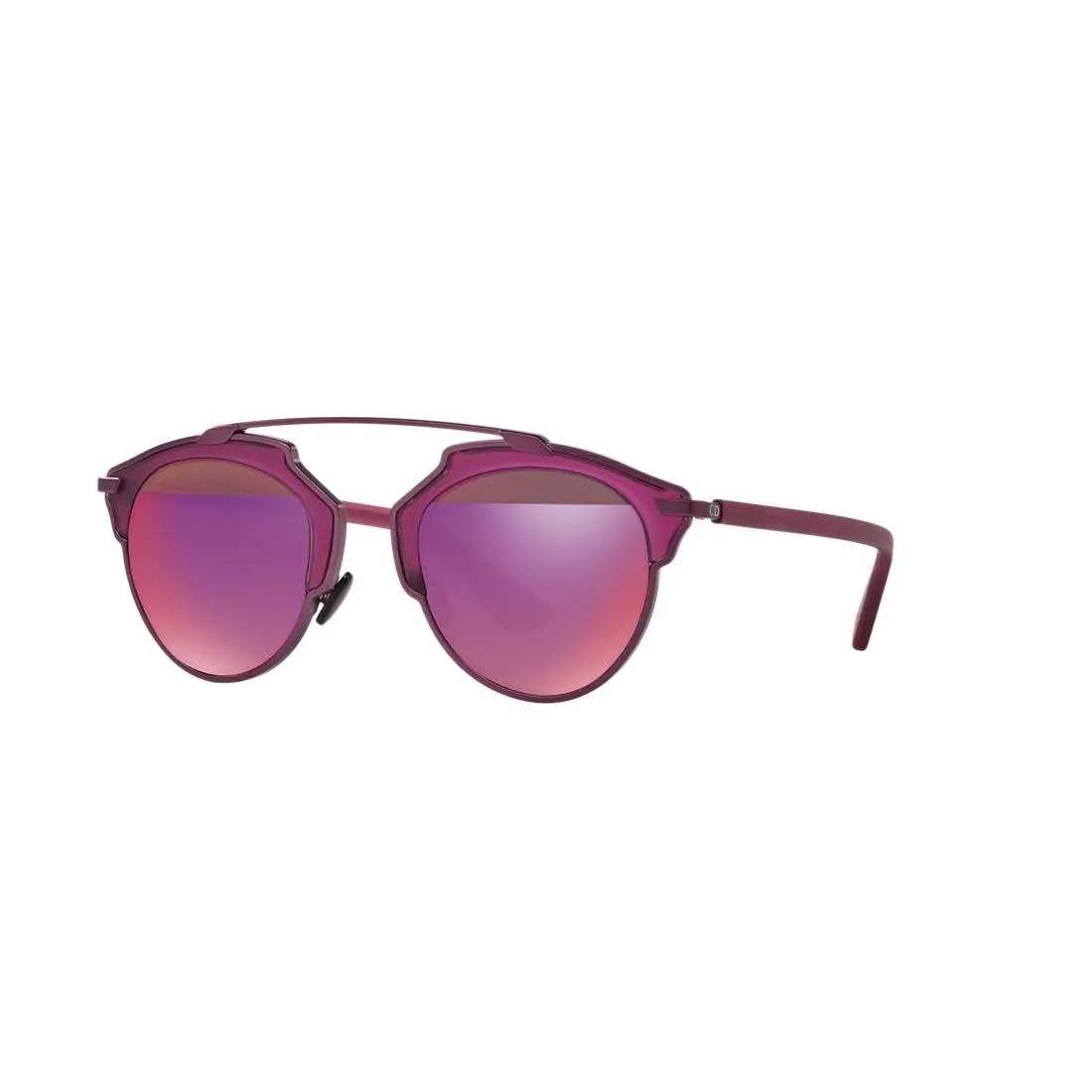 Dior SO Real Rmtlz 48mm Sunglasses Violet / Violet Solid Lens