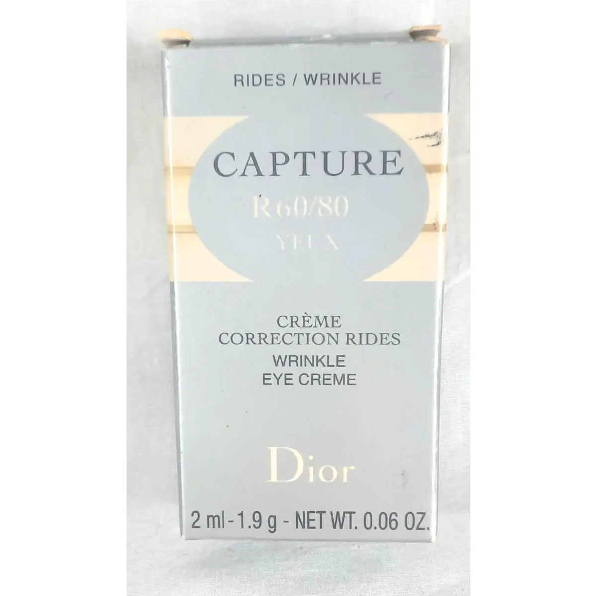 Dior Capture R60/80 Yeux Creme Correction Rides Wrinkle Eye Creme Small Size 2ml